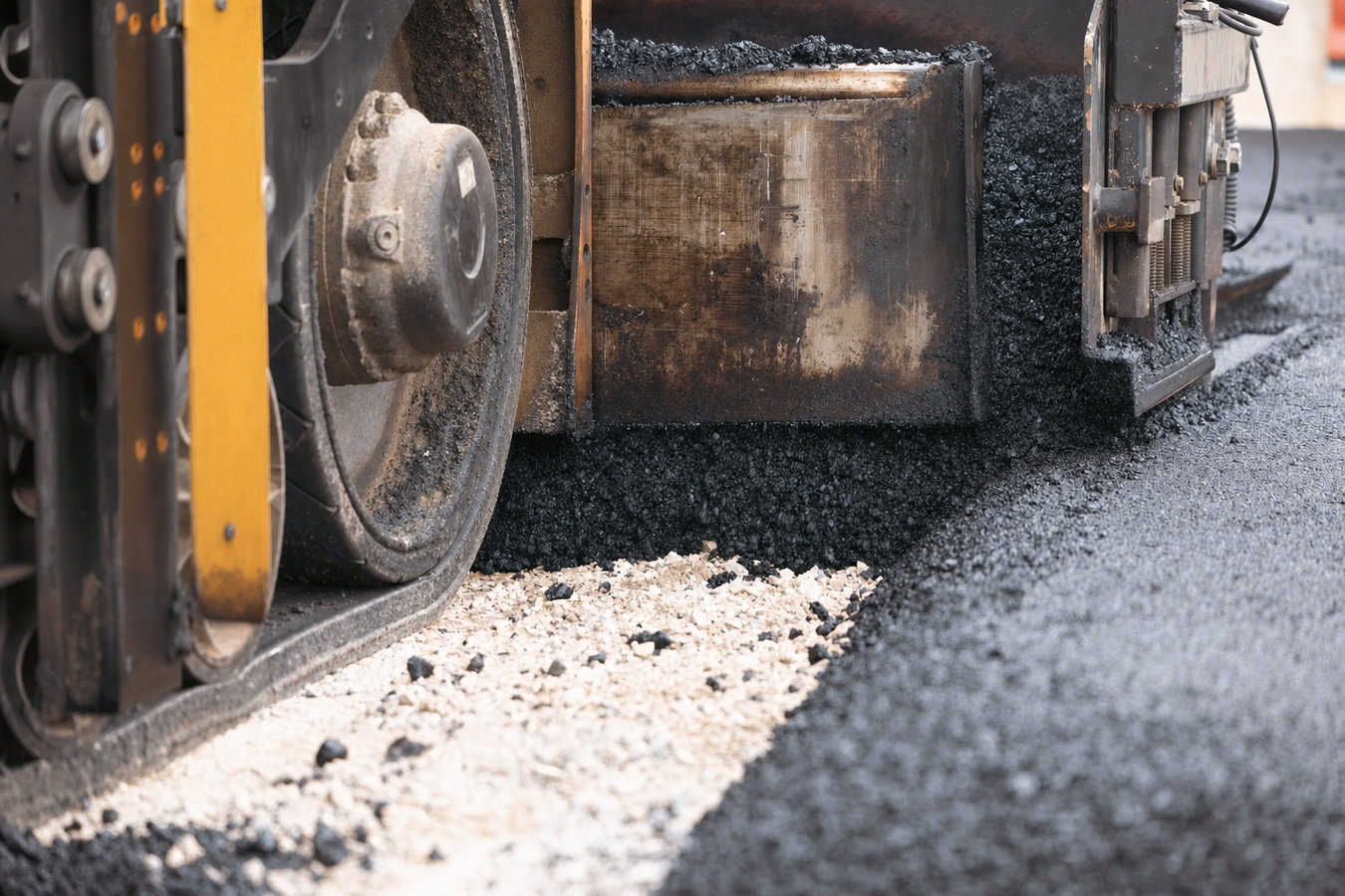 Commercial asphalt paving